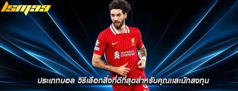 ประเภทบอล วิธีเลือกสิ่งที่ดีที่สุดสำหรับคุณเเละนักลงทุน